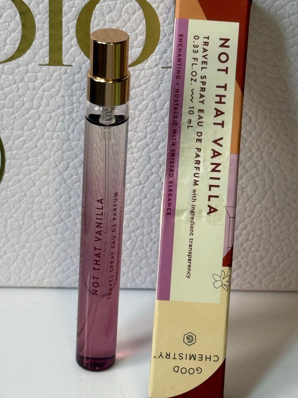 Good Chemistry - TRAVEL Spray Eau de Parfum - NOT THAT VANILLA - 10 mL - NEW